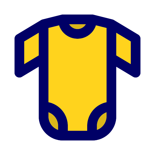 Onesie garment baby body child icon Onesie garment baby body child icon