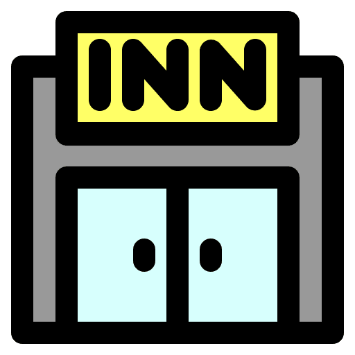 Inn travel inn vacation icon Inn travel inn vacation icon