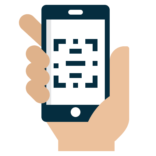 Qr code electronics ui barcode icon