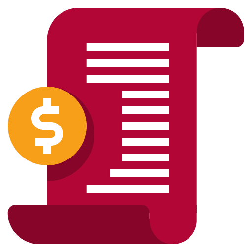 Invoice bill payment receipt icon Invoice bill payment receipt icon