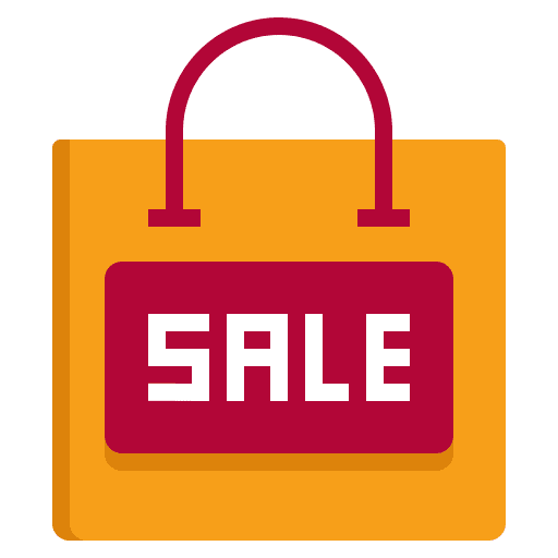 Sale sale purchase shopping bag icon Sale sale purchase shopping bag icon