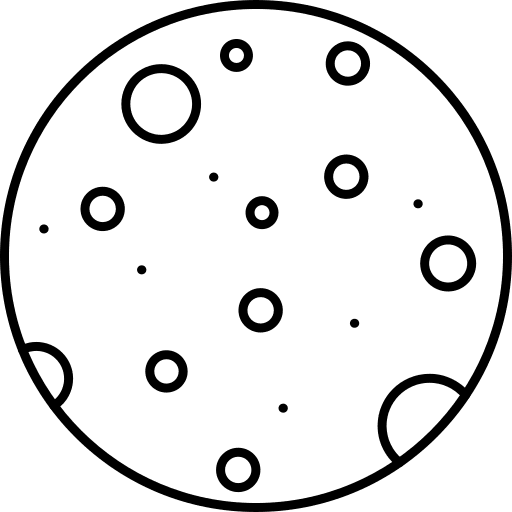 Full moon meteorology miscellaneous universe icon