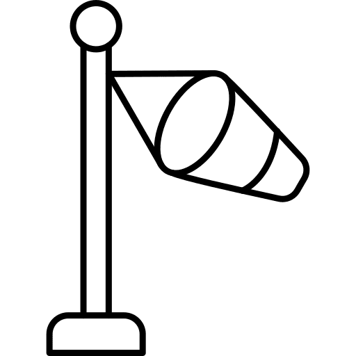 Wind direction signaling meteorology wind direction icon Wind direction signaling meteorology wind direction icon