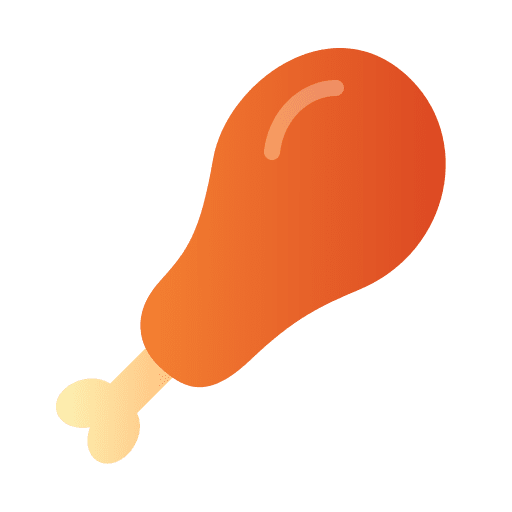 Chicken thigh chicken thigh meal food and restaurant icon