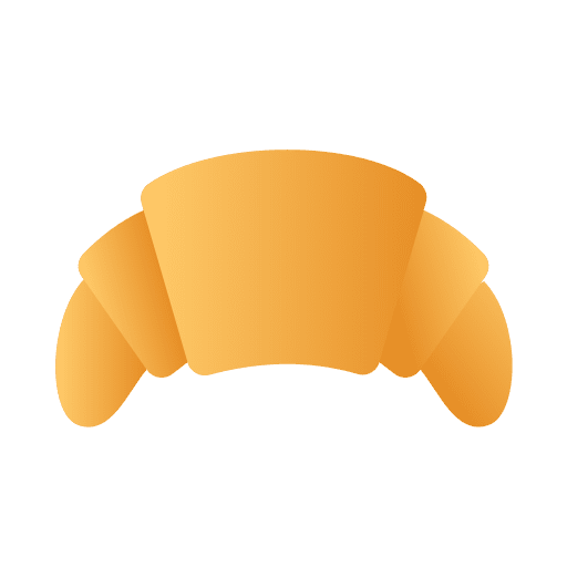 Croissant snack bakery croissant icon