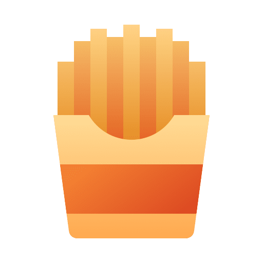 French fries french fries restaurant french potatoes icon