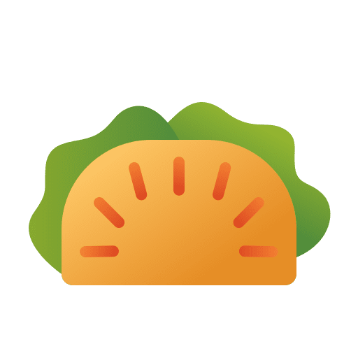 Burrito food and restaurant salad taco icon Burrito food and restaurant salad taco icon