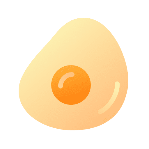 Egg fried egg omelette icon Egg fried egg omelette icon
