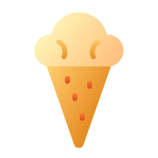 Ice cream sweet food and restaurant ice cream icon