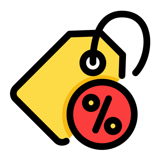 Label commerce and shopping discount label icon Label commerce and shopping discount label icon