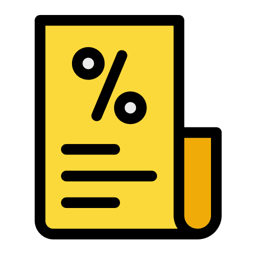 Payment bill payment discount icon