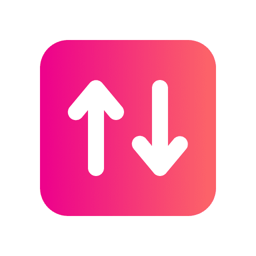 Data arrows data direction icon Data arrows data direction icon