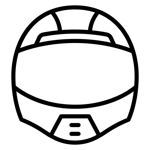 Helmet security protection safety icon