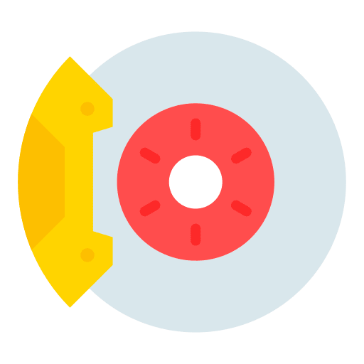Brake repair garage brake icon