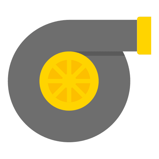 Turbo turbo car engine icon