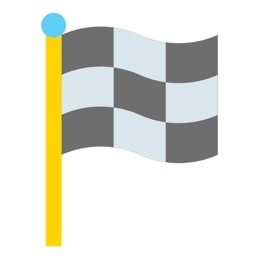 Racing flag flag variant start button finish flag icon