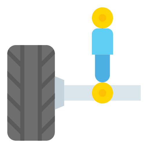 Suspension wheel car car suspension icon