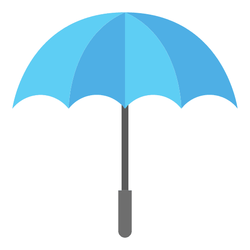 Umbrella umbrellas tools and utensils protection icon