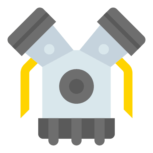 Car engine analysis transportation car engine icon
