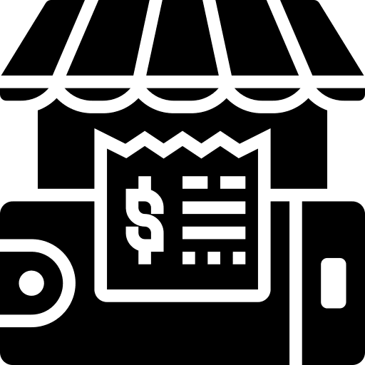 Bill smartphone payment purchase icon Bill smartphone payment purchase icon