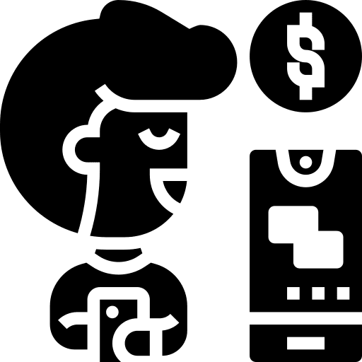 Mobile payment smartphone business and finance mobile banking icon Mobile payment smartphone business and finance mobile banking icon