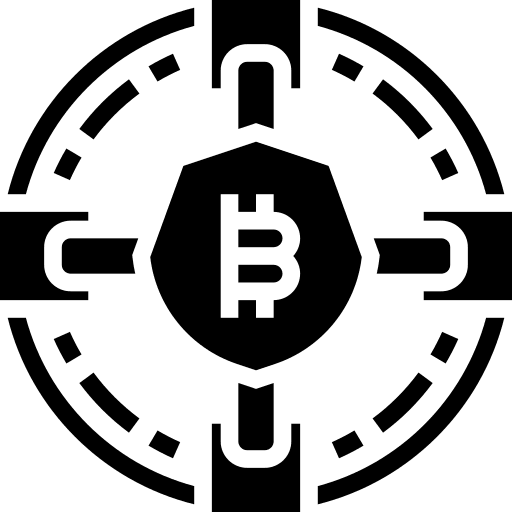 Blockchain digital blockchain business and finance icon Blockchain digital blockchain business and finance icon