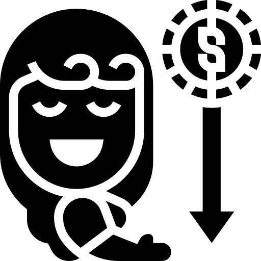 Cashback customer people dollar icon Cashback customer people dollar icon