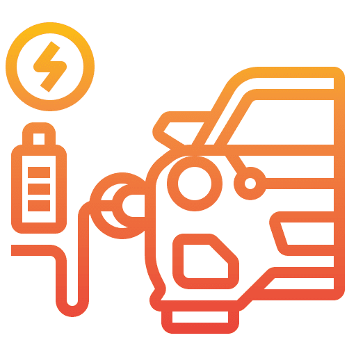 Charging station car transportation electric icon Charging station car transportation electric icon