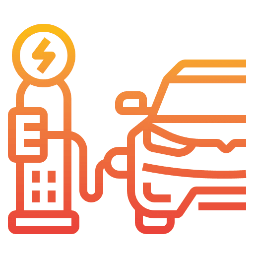 Charging station electric car charging station icon