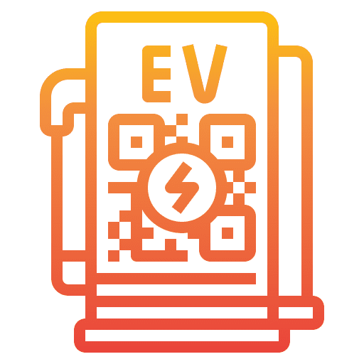 Electric station electric station charging station industry icon