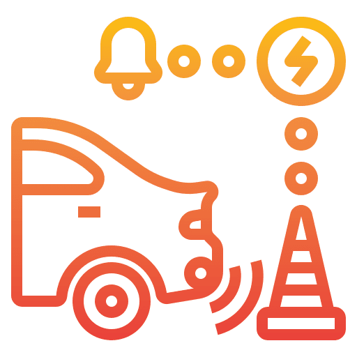 Sensor electric car radar sensor icon Sensor electric car radar sensor icon