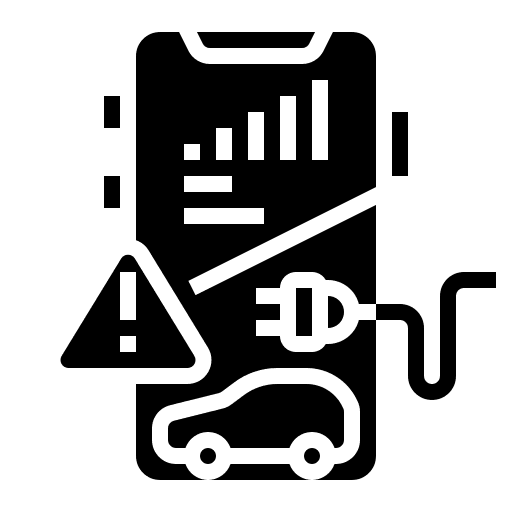 Charging status charging mobile app battery status icon