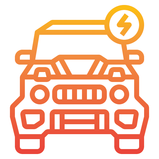 Electric car electric car electric 4x4 icon Electric car electric car electric 4x4 icon