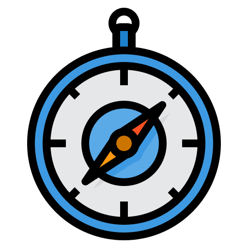 Compass maps and location direction office tools icon Compass maps and location direction office tools icon