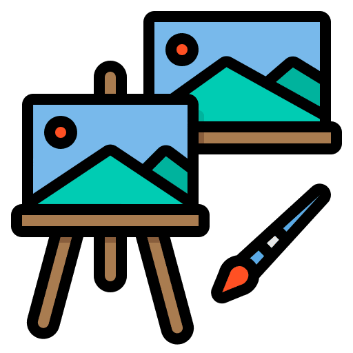 Painting painting art and design paint icon Painting painting art and design paint icon