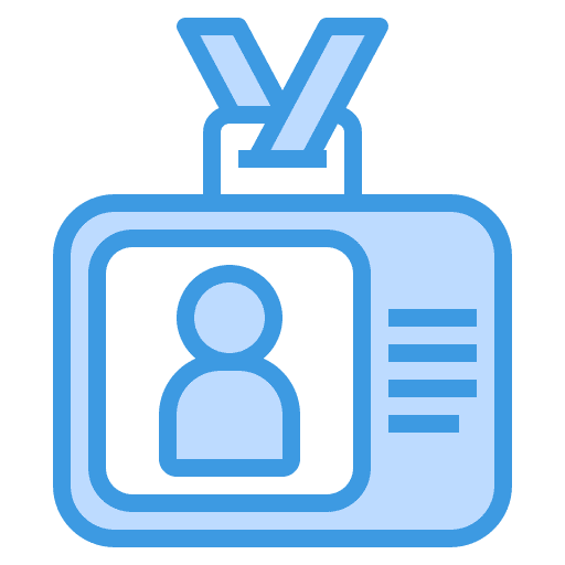 Id card school education miscellaneous icon Id card school education miscellaneous icon