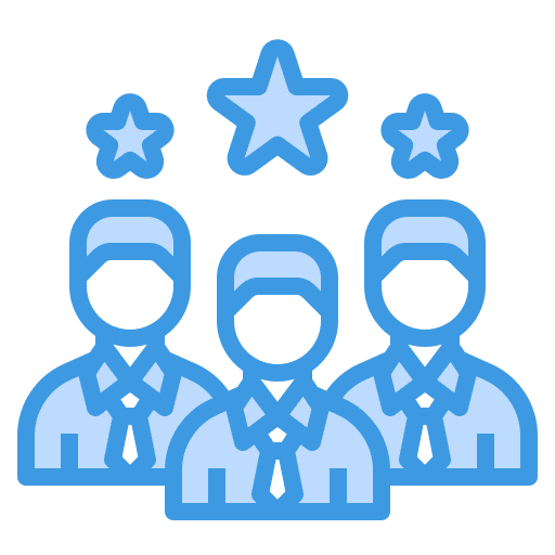 Community best employee job promotion members icon