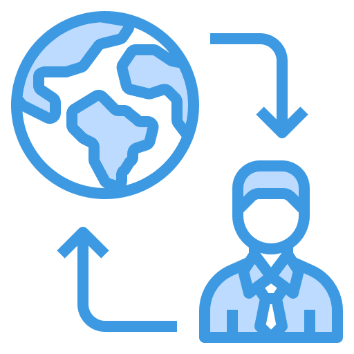 Communication user worldwide business and finance icon Communication user worldwide business and finance icon
