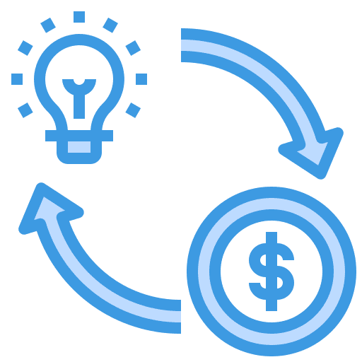 Exchange bulb project electronics icon Exchange bulb project electronics icon