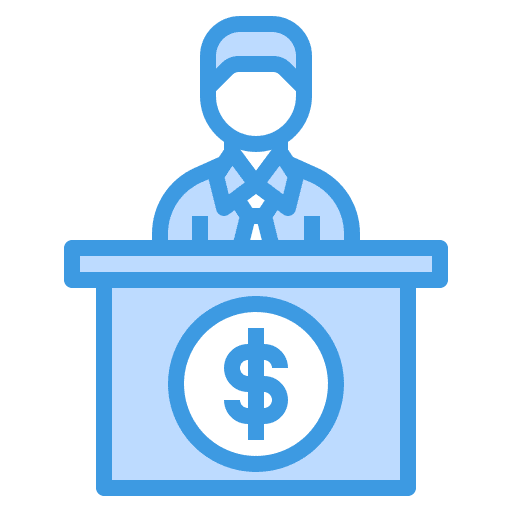 Manager money management economy money icon Manager money management economy money icon