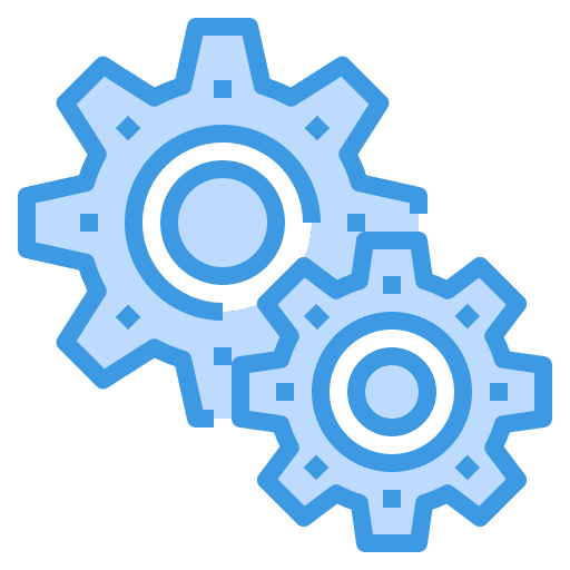 Processing system mechanism business and finance icon Processing system mechanism business and finance icon
