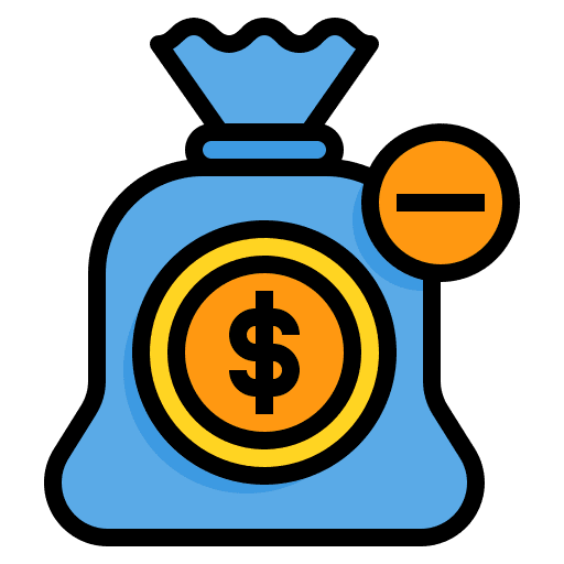 Bank business and finance bank dollar icon
