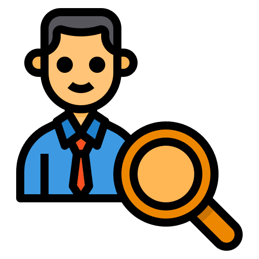 Human resources human resources searching recruitment icon