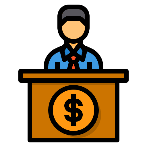 Manager money management money bank icon Manager money management money bank icon