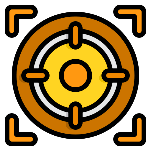 Focus focus target objective icon Focus focus target objective icon