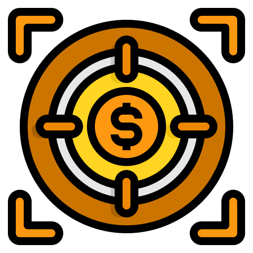 Focus objective shoot success icon Focus objective shoot success icon