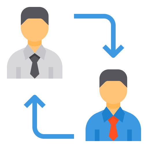 Connection agreement contact partnership icon Connection agreement contact partnership icon