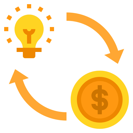Exchange project exchange money icon Exchange project exchange money icon