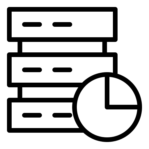 Database storage network multimedia icon Database storage network multimedia icon