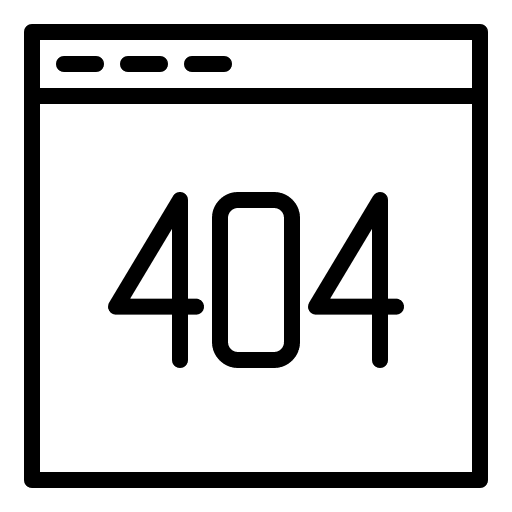 Error 404 programming computer internet icon Error 404 programming computer internet icon